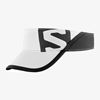 White / Black Men's Salomon XA VISOR Visor | 587-UZXRAP