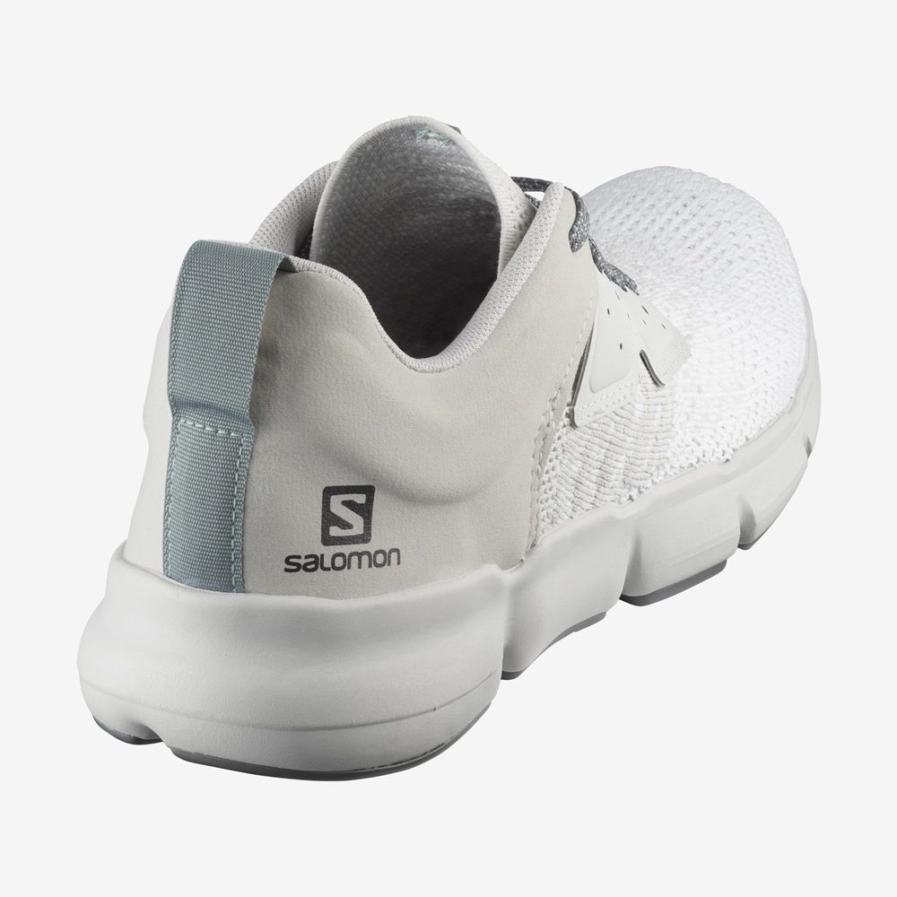 White Men's Salomon PREDICT SOC Running Shoes | 290-QTRCUJ