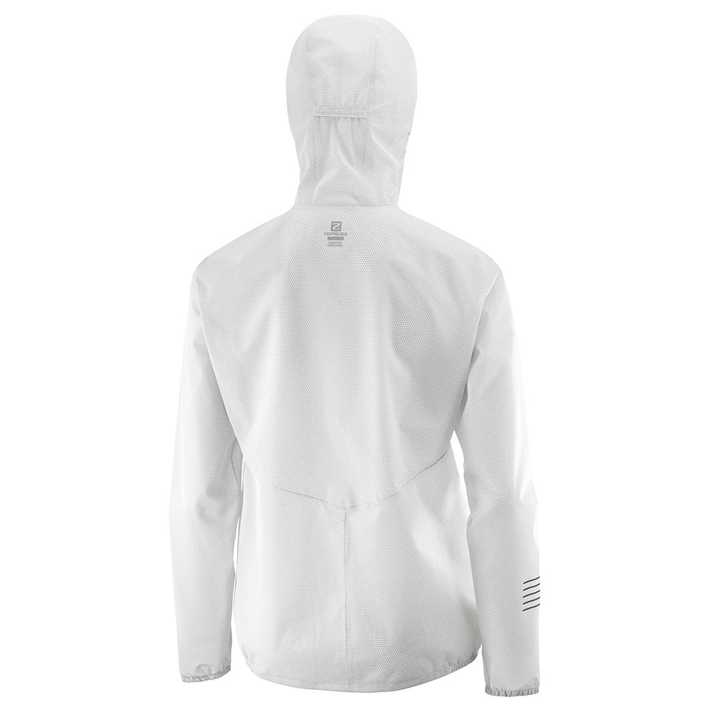 White Women's Salomon LIGHTNING RACE WP JKT W Jackets | 270-DYQXNT