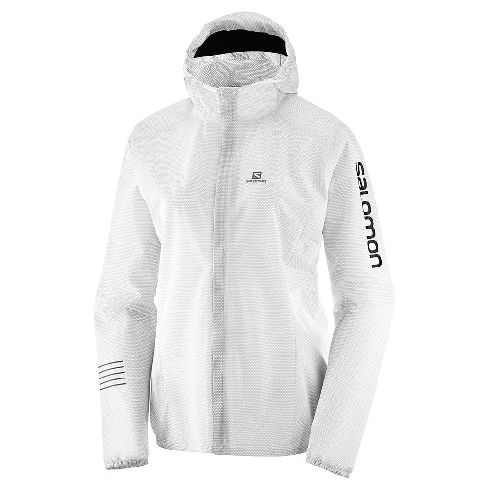 White Women\'s Salomon LIGHTNING RACE WP JKT W Jackets | 270-DYQXNT