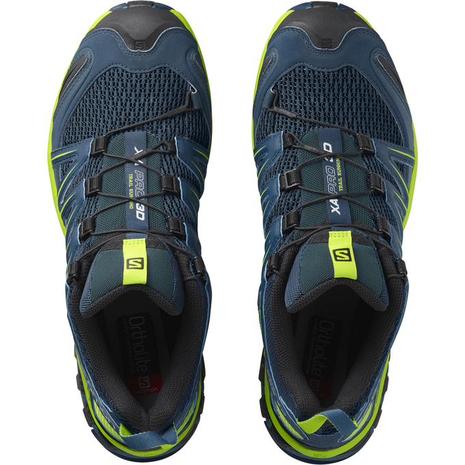 Yellow Men's Salomon XA PRO 3D Trail Running Shoes | 349-DKECMJ