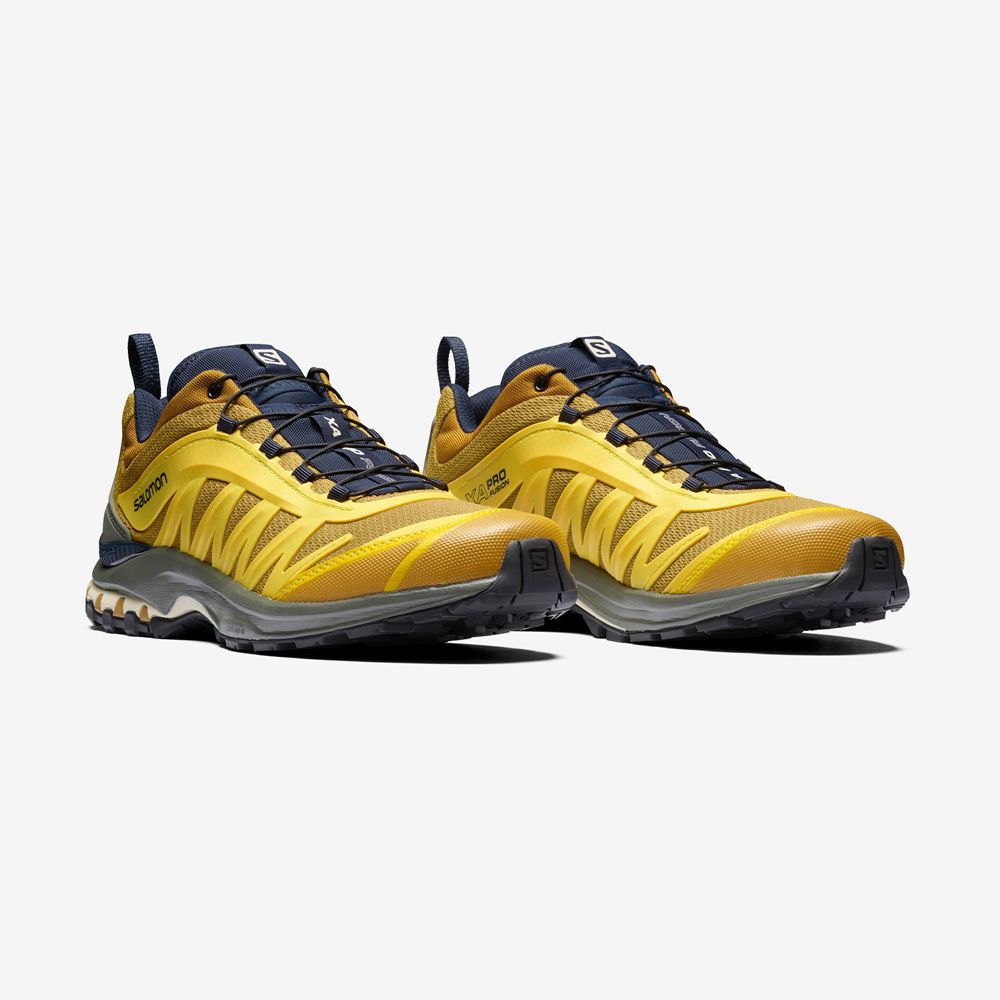 Yellow Men's Salomon XA-PRO FUSION ADVANCED Sneakers | 628-BVNWMA