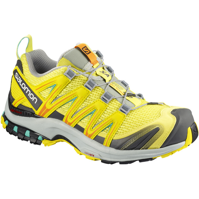 Yellow Women\'s Salomon XA PRO 3D W Trail Running Shoes | 643-TDOGUV