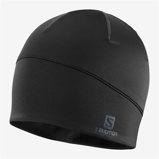 Black Men's Salomon ACTIVE Headwear | 139-DGHLEP