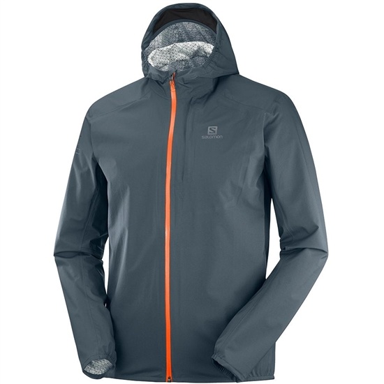 Black Men's Salomon BONATTI WP JKT M Jackets | 795-FYMLKB