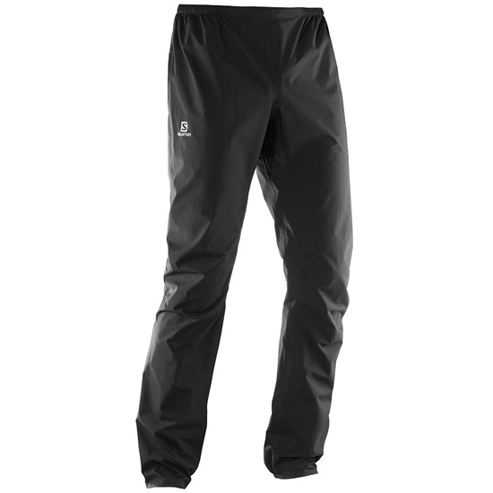 Black Men's Salomon BONATTI WP U Pants | 290-PAUVKL