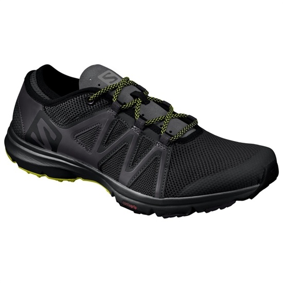 Black Men's Salomon CROSSAMPHIBIAN SWIFT Water Shoes | 839-OXAUWB