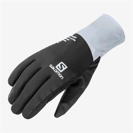 Black Men's Salomon EQUIPE U Gloves | 563-BWLCDA