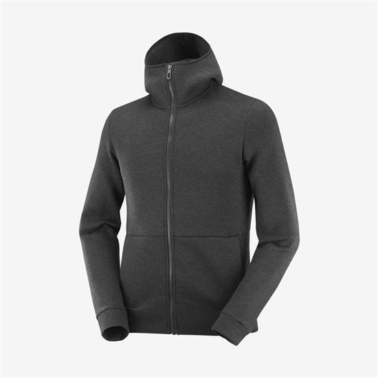 Black Men's Salomon ESSENTIAL WARM Midlayers | 297-NHGOJR