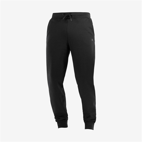 Black Men's Salomon OUTLIFE TRACK M Pants | 153-EPAGWC