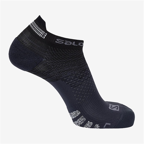 Black Men's Salomon PREDICT LOW Socks | 315-QRHXAE