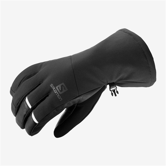 Black Men's Salomon PROPELLER LONG M Gloves | 937-WPIDJY