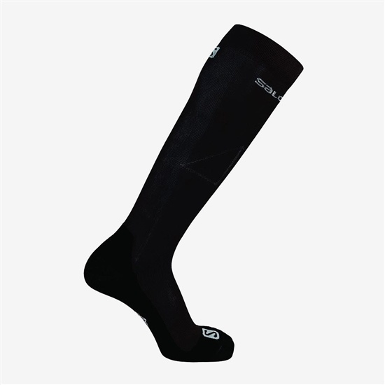 Black Men's Salomon QST Socks | 061-QPFLYI