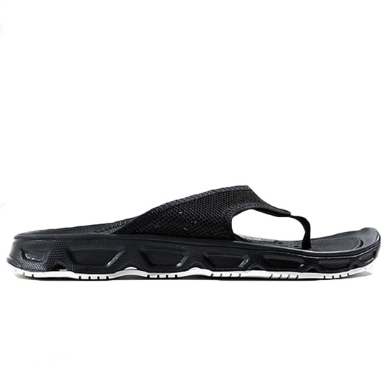 Black Men's Salomon RX BREAK 4.0 Flip Flops | 685-IYBXFP