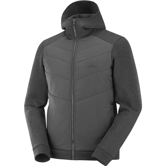 Black Men's Salomon SIGHT HYBRID M Jackets | 183-JPMAXQ