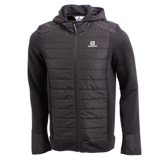 Black Men's Salomon STORM RIDER M Midlayers | 643-SRULIX