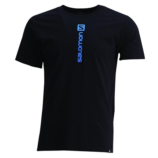 Black Men's Salomon TEEN SPIRIT SS M T Shirts | 138-AEIGSQ