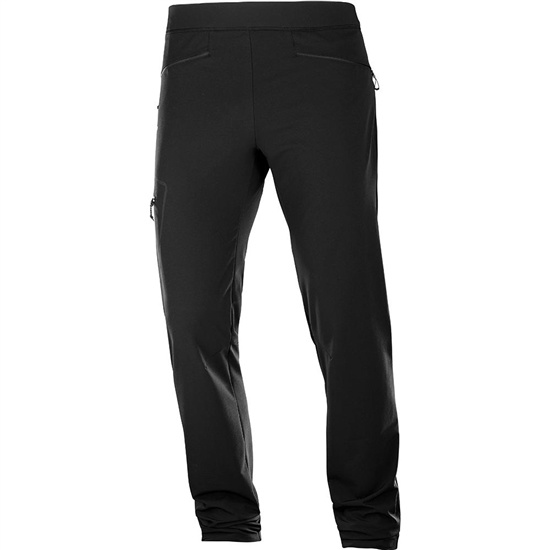 Black Men's Salomon WAYFARER AS TAPERED Pants | 739-TBOLKV