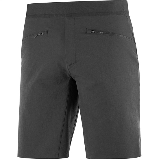 Black Men's Salomon WAYFARER PULL ON M Shorts | 978-OWBLKZ