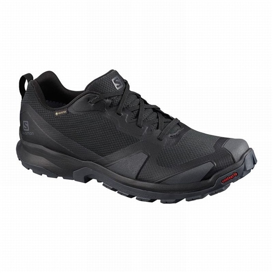 Black Men's Salomon XA COLLIDER GTX Trail Running Shoes | 105-VGUCTK