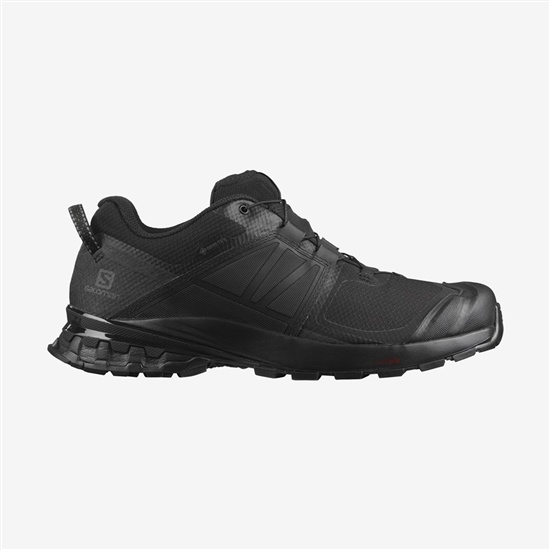 Black Men's Salomon XA WILD GORE-TEX Trail Running Shoes | 162-IUJTVS