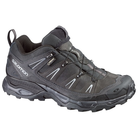 Black Men's Salomon X ULTRA LTR GTX Hiking Shoes | 317-EQNPUG