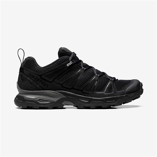 Black Men's Salomon X-ULTRA Sneakers | 647-MUNFGR