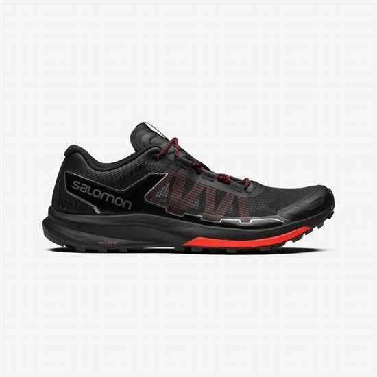 Black / Red Men's Salomon ULTRA RAID Trail Running Shoes | 910-CGPLYA