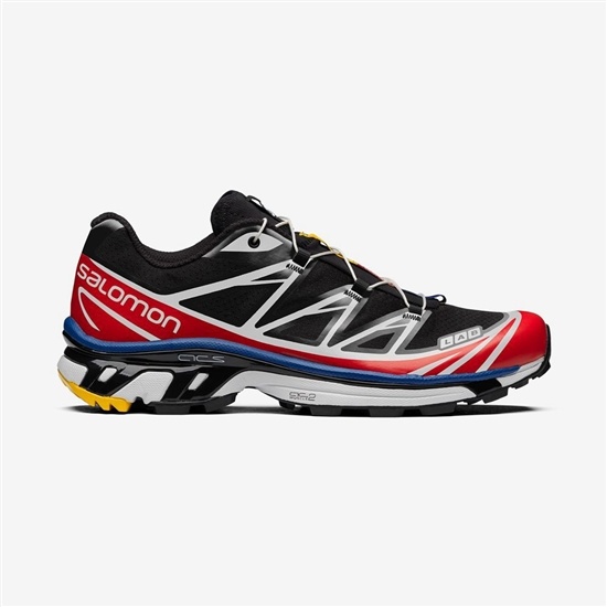 Black / White Men's Salomon XT-6 RACING Sneakers | 194-FXVKZJ