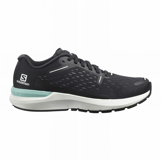 Black / White Women's Salomon SONIC 4 BALANCE Road Running Shoes | 851-XEFYUR