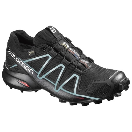 Black Women's Salomon SPEEDCROSS 4 GTX W Trail Running Shoes | 812-ONYZEI