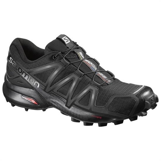 Black Women's Salomon SPEEDCROSS 4 W Trail Running Shoes | 042-HZSWXB