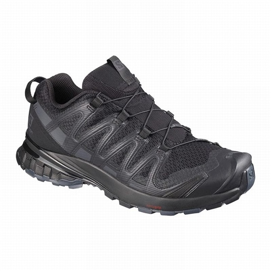 Black Women's Salomon XA PRO 3D V8 Hiking Shoes | 568-ROKUVH