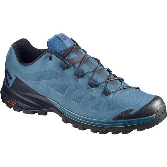 Blue / Black Men's Salomon OUTPATH Hiking Shoes | 124-BPHKYO