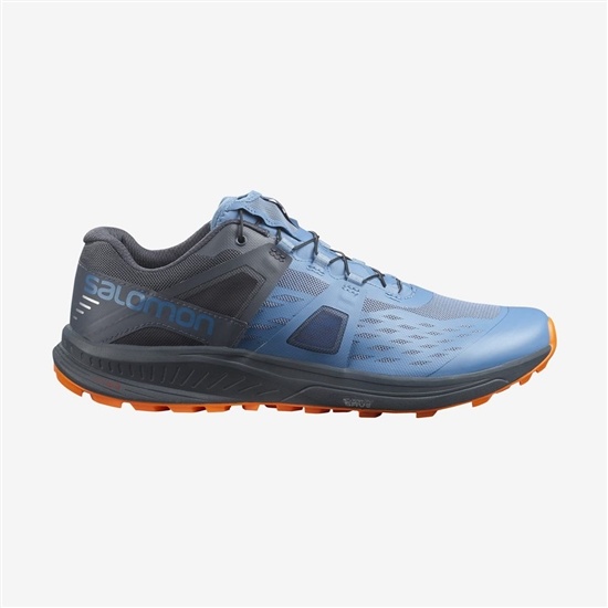 Blue / Black Men's Salomon ULTRA /PRO Trail Running Shoes | 952-WAQKHY