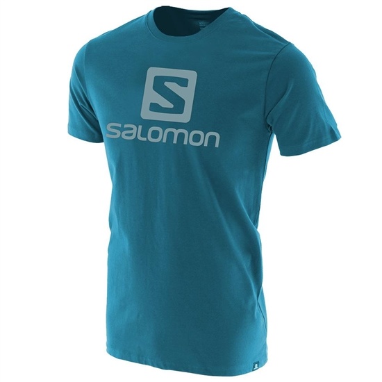 Blue Kids' Salomon ACHIEVE SS B T Shirts | 476-YAFBVN