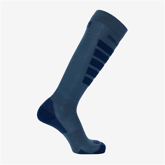 Blue Men's Salomon COMFORT Socks | 903-AQVMZK