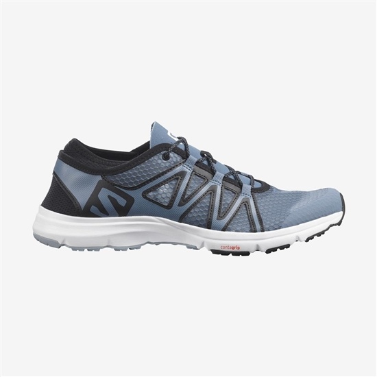 Blue Men's Salomon CROSSAMPHIBIAN SWIFT 2 Hiking Shoes | 539-TYSGPW