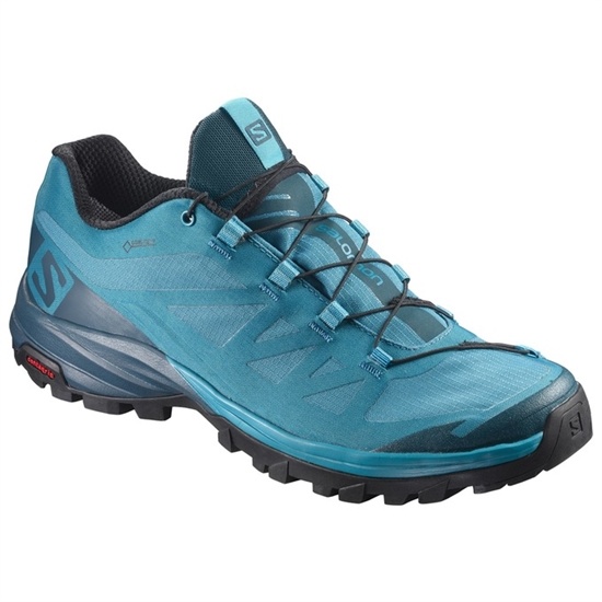 Blue / Navy Women's Salomon OUTPATH GTX W Hiking Shoes | 512-WYZMLS