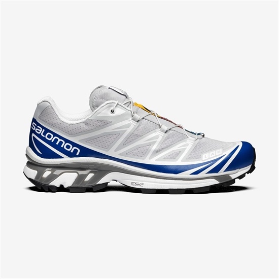 Blue / White Men's Salomon XT-6 Sneakers | 376-SIFMDY