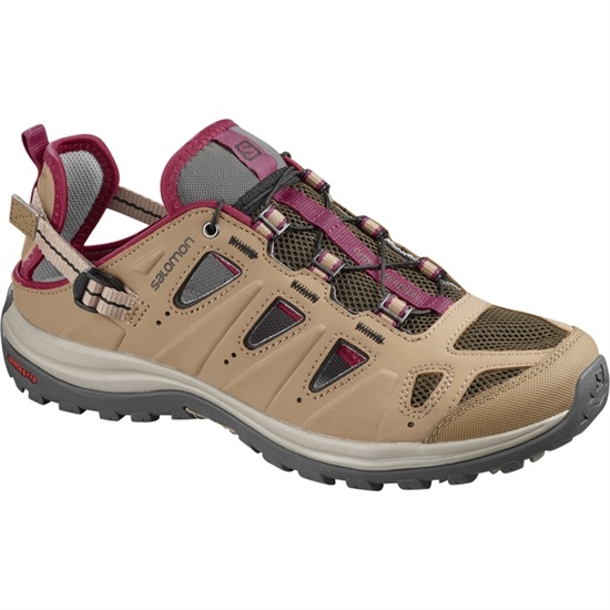 Brown Women's Salomon ELLIPSE CABRIO Running Shoes | 425-PUKVHG