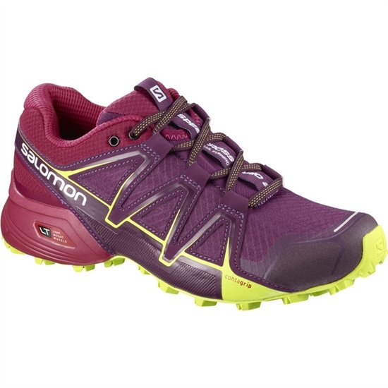 Burgundy Women's Salomon SPEEDCROSS VARIO 2 W Trail Running Shoes | 216-AKMQXG