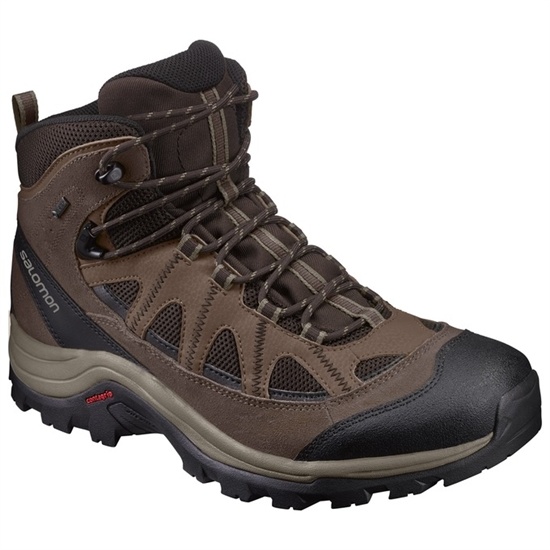 Chocolate / Black Men's Salomon AUTHENTIC LTR GTX Hiking Boots | 503-SBHAWL