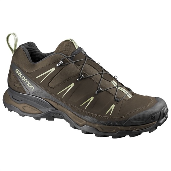 Chocolate / Black Men's Salomon X ULTRA LTR Hiking Shoes | 078-VAQBJR