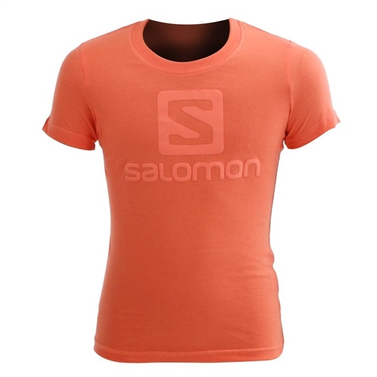 Coral Kids' Salomon WARRIOR SS G T Shirts | 258-MLBFGR