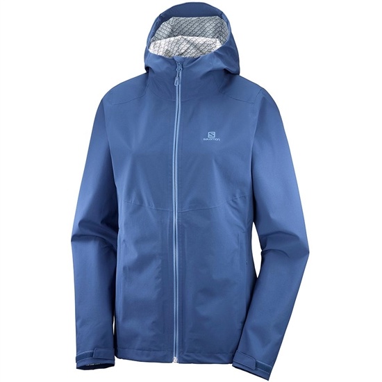 Dark Denim Women's Salomon LA COTE FLEX 2.5L JKT W Jackets | 346-EGUYCH