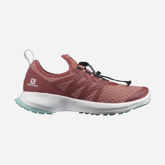 Dark Red / White Women's Salomon SENSE FLOW 2 Trail Running Shoes | 908-LPZQMU