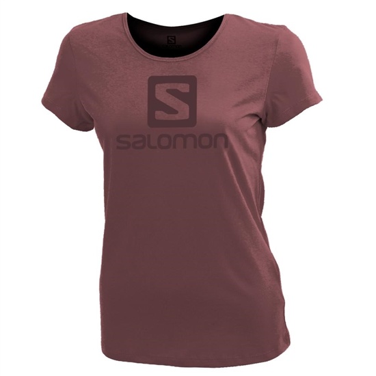 Fuchsia Kids' Salomon WARRIOR SS G T Shirts | 052-EDHJBT