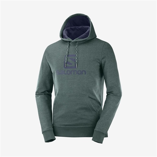 Green Men's Salomon SHIFT HOODIE M Midlayers | 805-VIHNYG