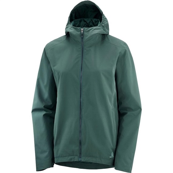 Green Women's Salomon COMET WP JKT W Jackets | 618-TVLADN